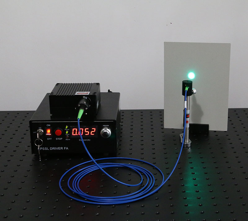 Semicondcutor Laser 532nm±3nm 2000mW Coupled Fiber Output Fiber Laser Source
